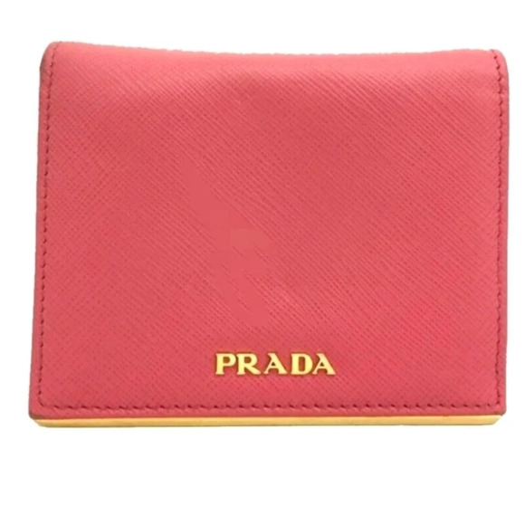 EUC 488120B V Prada Saffiano Leather Wallet - Picture 1 of 7
